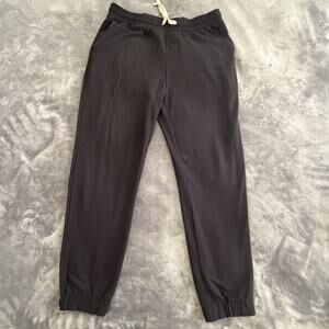 RSQ Men's Black Jogger Pants Cotton Recycled Polyester Spandex Drawstring 32